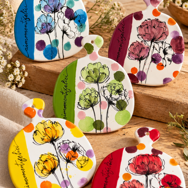 SOTTOPENTOLA CALICE FIORI E POIS